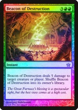 Beacon of Destruction FOIL Fifth Dawn PLD Red Rare MAGIC MTG CARD ABUGames