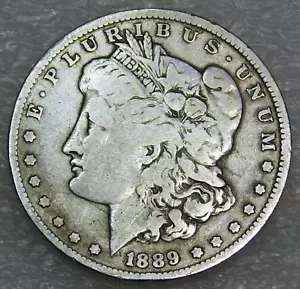 Dollaro d'argento 1889-O Morgan In perfette condizioni/lucentezza fine in zaffip #H899 - Foto 1 di 2