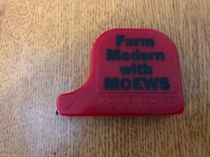 VINTAGE MOEWS HYBRID SEED CORN ADVERTISING 6’ TAPE MEASURE MADE IN WEST GERMANY - Picture 1 of 5