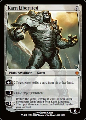 Karn Liberated - Foil NM, English MTG New Phyrexia - Image 1 of 1