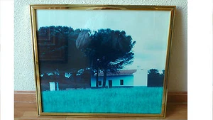 Cuadro fotografia enmarcada PAISAJE , decoracion rustica y campestre. - Foto 1 di 1
