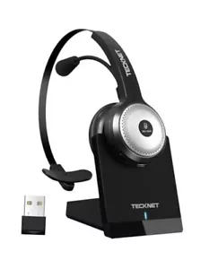 Bluetooth 5.2 Headset with Microphone for PC, USB Luxury Configuration - Picture 1 of 7