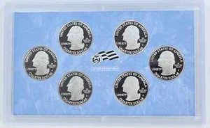 2009-S Territorial 6 coin Quarter Proof Set No Box/COA - Picture 1 of 2