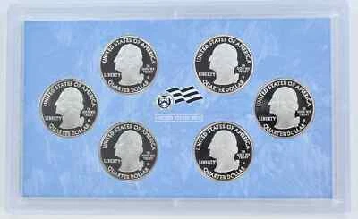 2009-S Territorial 6 coin Quarter Proof Set  No Box/COA - Image 1 of 2
