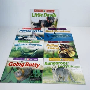 Steve Parish 7x Story Book Bundle Home Schooling Readers Bat Lizard Platypus... - Picture 1 of 18