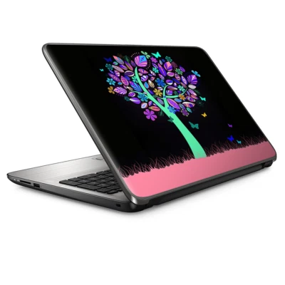 Чехол для ноутбука универсальный для 13 дюймов - живое дерево бабочка цветной - Изображение 1 из 4