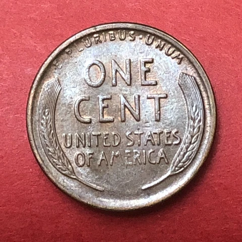 1922-D  Lincoln Cent Original & Naturally Brown Toned GEM Uncirculated Cover