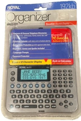 Royal Pocket Organizer - dm3070sp - New in Package, Unopened, RoyalGlo Display - Image 1 of 4