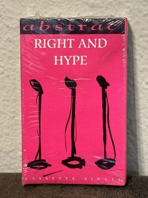 ABSTRAC' RIGHT AND HYPE LOVER FACTORY SEALED CASSETTE SINGLE - Image 1 of 4