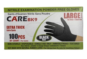 Care BK9 extra dick 6 Mil schwarz Nitril Untersuchungshandschuhe | 6 Mil - Bild 1 von 2