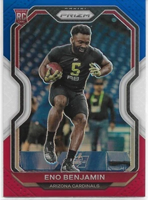 2020 Panini Prizm - Rookie Red White & Blue Prizm #324 Eno Benjamin (RC) - Image 1 of 2