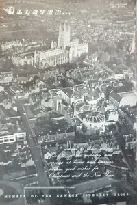 12/1951 PUB GLOSTER AIRCRAFT GLOUCESTER CATHEDRAL CHRISTMAS NEW YEAR ORIGINAL AD - Imagen 1 de 1