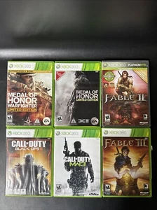 Xbox 360 Games Medal Of Honor, Fable, Call Of Duty/ Lot Of 6, *31 - Picture 1 of 15