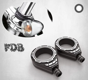 Fit H-D XL Smashing Gear Front Turn Signal Relocation Kit 39mm,5/16-24 Screws - Picture 1 of 7