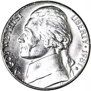 1981 D Jefferson Nickel - BU - Picture 1 of 2