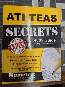 ATI TEAS Secrets Study Guide: - Paperback, by TEAS Exam Secrets - Acceptable l - Picture 1 of 1