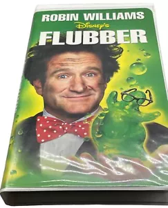 Disney Robin Williams Flubber VHS tape cartoon English rated PG 94 minutes READ - Picture 1 of 3