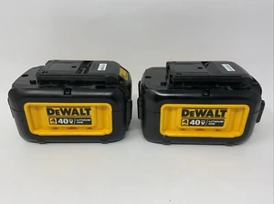 DEWALT DCB404 40V Lithium‑Ion 4Ah Battery 2 Pack For PARTS ONLY - Picture 1 of 11