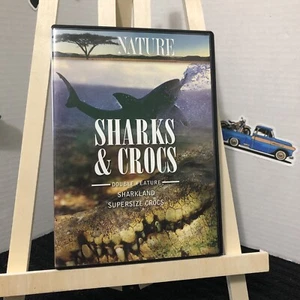 Nature - Sharks & Crocs Double Feature - Sharkland / Supersize Crocs (DVD, 2007) - Imagen 1 de 4