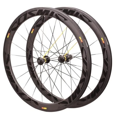 Cosmic 700C Carbon Fiber Wheelset 38/50/60mm V Brake Road Bike Front Rear Wheels - Image 1 of 4