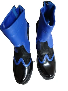 Cosplay Stiefel Schuhe Größe US 6 und darunter geheilt 5,5 Zehe 2" Zoll Reißverschluss siehe Beschreibung - Bild 1 von 6