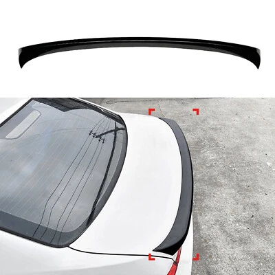 Rear Trunk Spoiler Lip Wing CLS Style For BMW 3 Series E90 2005-2012 Sedan Black - image 1 of 4