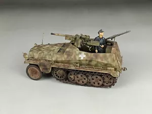 1/35 Built WWII German Sd.Kfz 250/10 3.7cm Pak Grossdeutschland Half-Track Model - Picture 1 of 11