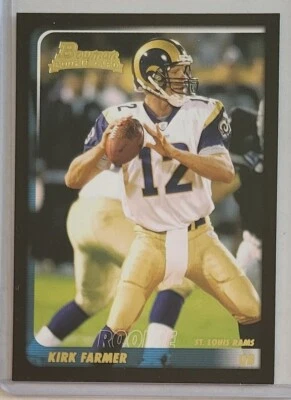 2003 Bowman Gold Rookie #228 Kirk Farmer St Louis Rams Football Card  - Image 1 of 2