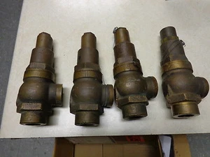 Safety Relief Valve 3300 psi, Kunkle Valve Co, Fig 52, size 3/4", seat 1/2, used - Picture 1 of 4
