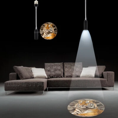 1x E26 E27 Tiger Decor Home Bar Shop Indoor LED Lamp Projector Shadow light - Image 1 of 4