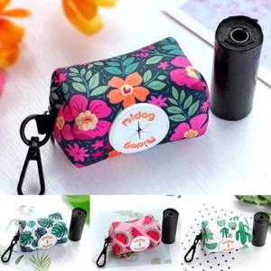 Pet Pouch Dog Poop Bag Container Dispenser Puppy Pick-Up Poo Waste Bags Holder - Picture 1 of 20