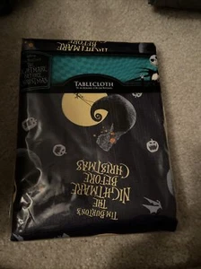 Disney The Nightmare Before Christmas Round Tablecloth 70” Jack Skellington New - Picture 1 of 2