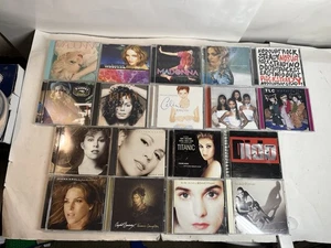 2000s 18 CD Lot Female Women Artists Madonna Mariah Carey Celine Dion TLC - Bild 1 von 21