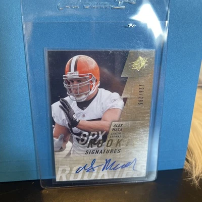 2009 SPx - SPx Rookie Signatures Alex Mack #156 /299 (AU, RC) - Image 1 of 2