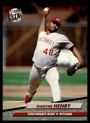 1992 Ultra Dwayne Henry Cincinnati Reds #483 - Image 1 of 2