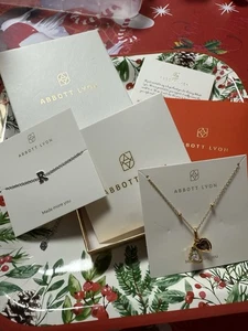 Abbott Lyon Schmuck personalisierte Buchstabe R Gold Herz Halskette x1 - Bild 1 von 11