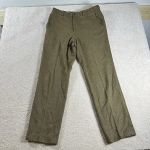 Orvis Pants Mens 32 *33x31.5* Brown Lambswool Signature Collection Trousers Fall - Picture 1 of 13