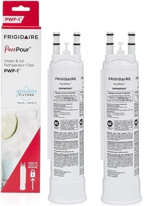 2 Pack Frigidaire PWF-1 FPPWFU01 PurePour Refrigerator Water & Ice Filter New - Picture 1 of 6