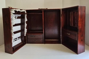 Vintage American Girl Puppe Koffer Kleiderschrank Murphy Bett Tragetasche ~ ohne Hocker - Bild 1 von 24