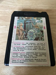 ‘Woodstock Two’ 8-Track Tape 1960’s 1970’s Ampex J 8400 Double Play VG - Picture 1 of 4