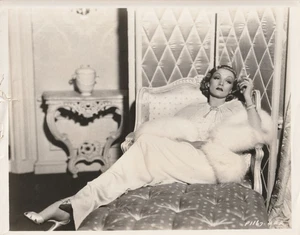 MARLENE DIETRICH SEXY ORIGINAL FOTOGRAFÍA DE ESTUDIO DESEO FRANK BORZAGE 1936 - Imagen 1 de 2
