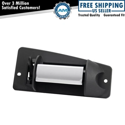 Manija de puerta exterior de metal trasera cromada lado derecho para Chevy GMC cabina extendida Foto 1 de 4