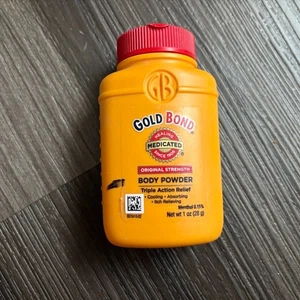 Gold Bond medizinisches Körperpuder Originalstärke 4 Unzen Reisegröße mit Talkum - Bild 1 von 2