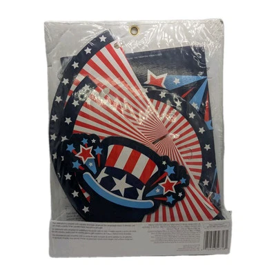 Wilton Patriotic Independence Day 3-Tier Treat Stand Holds 24 Cupcakes 12" X 16" - Image 1 of 2