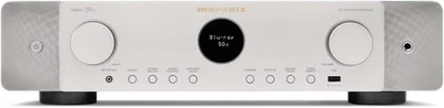 Marantz Cinema 70s Slimline AV Surround Receiver 7.2 Channel 8K AC 100V Silver - Image 1 of 4