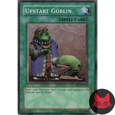 Yugioh Upstart Goblin DB1-EN018 Common NM - Image 1 of 2