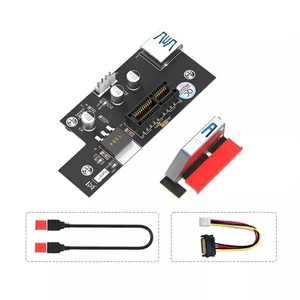 NEW High Quality PCI Express Cable PCI-E 1X to 1X/4x/8x/16x Riser Card Extender - Afbeelding 1 van 8