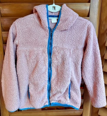 Hanna Andersson Marshmallow Pink Hoodie Jacket Zip Up Coat Size 10 or 140cm - Image 1 of 4