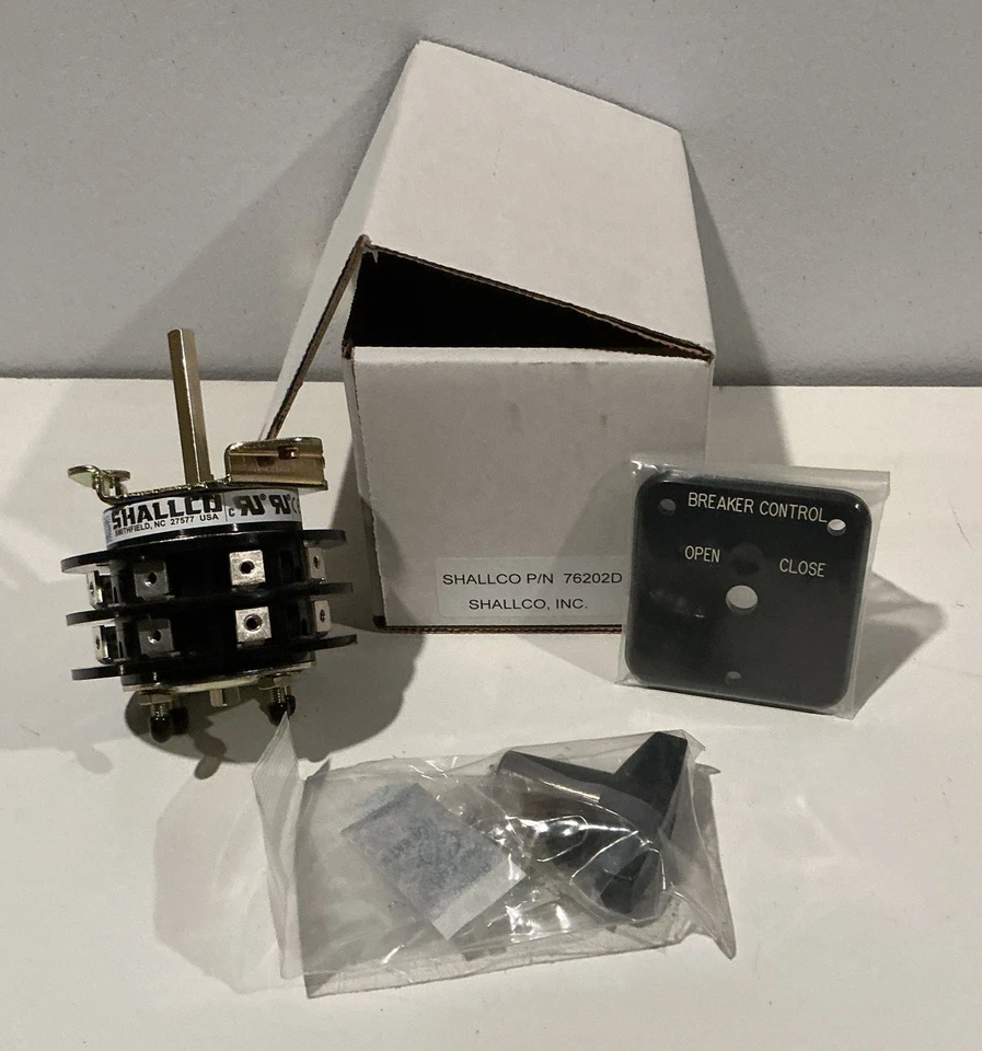 Interruptor de control del disyuntor Shallco serie 26 76202D Foto 1 de 1