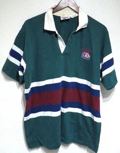 Vintage Reebok Hongkong Rugby Sevens 90er Poloshirt LARGE Cathay Pacific HKRFU - Bild 1 von 11